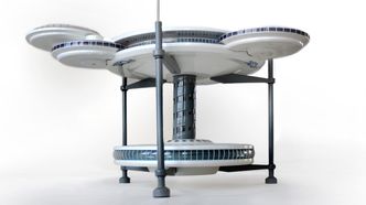 Modell av «Water Discus». Illustrasjon:  Deep Ocean Technology