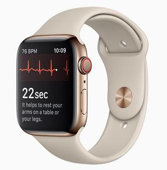 Smartklokker som AppleWatch gir forbrukerne mulighet til å gjøre diagnostikk som før var forbeholdt fastleger og sykehus. Slike produkter vil være med å endre helsevesenet. Foto: Apple