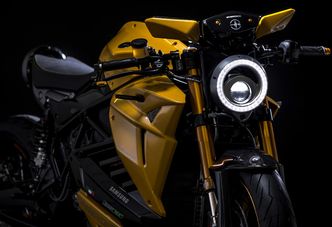 Denne motorsykkelen er utstyrt med Samsung-teknologi. Foto:  Mannonimarcello/Energica