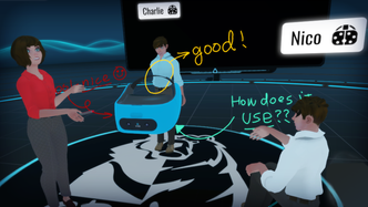 Skjermbilde fra demonsstrasjonen av Vive Sync-applikasjonen. Foto: HTC