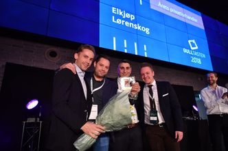 Elkjøp Megastore Lørenskog vant prisen for Årets privatforhandler 2018. Foto: STIG B. FIKSDAL