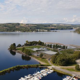 Utsikten fra toppen av tårnet. Foto:  Knut Bjørheim