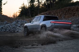 Rivian R1T er en elektrisk pickup. Foto:  Rivian