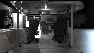 I tillegg til tårnløsningene innbefatter avtalen med Qatar også leveranse av integrerte digitaliserings- og kommunikasjonsløsninger for kjøretøyene, Cortex C5I. Foto:  Kongsberg