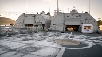 Aktre dekk (helikopterdekk) på fregattene «Thor Heyerdahl» og «Otto Sverdrup». Foto: Eirik Helland Urke