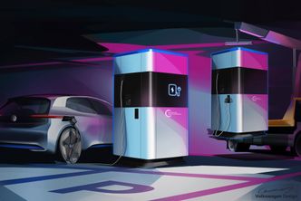 Løsningen er stor og tung, og må leveres med kranbil eller lignende. Illustrasjon:  Volkswagen AG