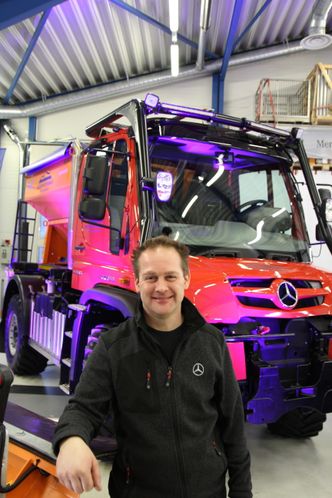 Espen Berger i Normog har arbeidet i flere år med å få godkjent traktorregistreringen. Foto: Bjørn Olav Amundsen