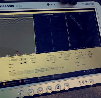 Radarsignalene tolkes i programvare som gir bilder letemannskaper kan tolke uten mye opplæring. Foto: Snowvision