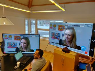 NRK har startet prøvesendinger med TV over 4G/5G-nettet. Foto: NRK