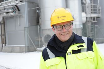 Administrerende direktør i Borregaard, Per A. Sørlie, kunne smile bredt. Foto: Erik Martiniussen