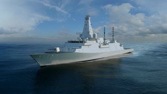 Britenes kommende Type 26-fregatt. Foto:  BAE
