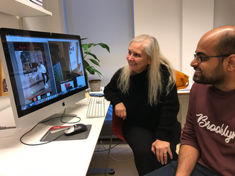 UiO-forskerne Alma Leore Culén og Sumit Pandey deltar i EU-prosjektet Creative Europe. Foto: <a href="https