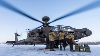 En del av øvelsen har handlet om å sette opp såkalt FARP («Forward Arming and Refuelling Point»). Foto:  Cpl Jamie Hart