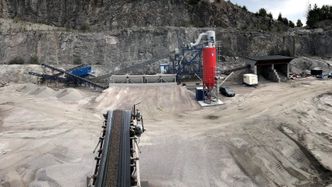 Prøvestøp av betong med maskinsand har nådd de høye kvalitetskravene, forteller NCC. Foto:  NCC