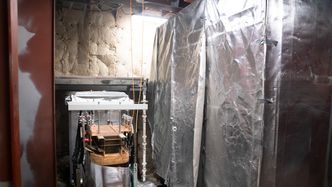 "Termoskannen". Varmeoverskudd blir brukt til ventilasjon og varmtvann.  Foto:  Eirik Helland Urke