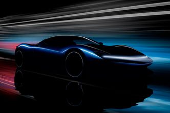 Konseptskisse av bilen, tidligere kjent som PF01. Foto: Pininfarina