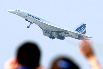 Air France' siste concordeflygning fra Paris til New York fredag 30. mai 2003. Foto: Remy De La Mauviniere