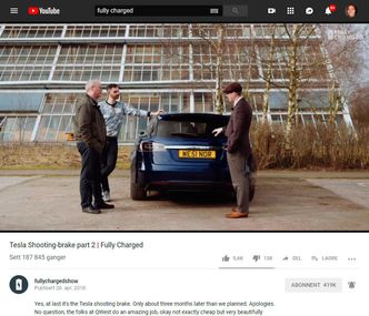 Fra Youtube-serien Fully Charged. Skjermbilde: Youtube