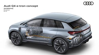 Drivlinja i Q4 e-tron. Foto:  Audi AG