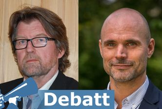 Morten Braarud, leder i Øvre Eiker fibernett og Audun Wiig, næringspolitisk rådgiver KS Bedrift Energi. Foto:  Privat