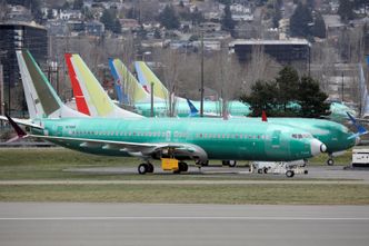 Nesten ferdige 737 Max-fly parkert ved Boeing-fabrikken i Renton, like utenfor Seattle. Foto:  David Ryder