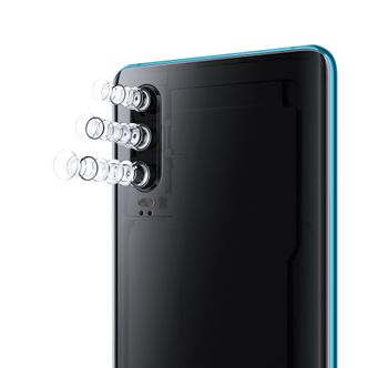 Ikke periskop: P30 får også en imponerende kamerarigg, men 5X forstørrelse blier det ikke Foto: Huawei