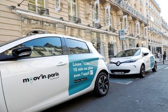 Renault tilbyr Zoe via mobilitetstjenester, for eksempel i Paris. Foto:  Groupe Renault