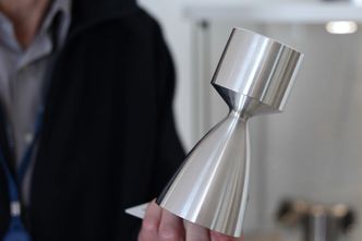 Bæreraketten VEGA-E skal ha seks slike aluminiumsthrustere fra Nammo. Foto: Nammo