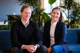 Kristoffer Vordal og Nataliia Krychylska.