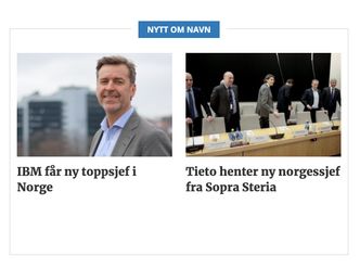 Du finner Nytt om navn-karusellen et lite stykke ned på forsiden av digi.no.