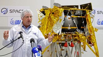 Opher Doron, sjef for romfartsvirksomheten i Israel Aerospace Industries (IAI) i en annen anledning. Foto: JACK GUEZ