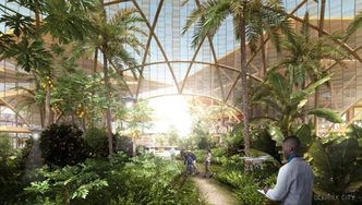 Beboerne i den flytende byen skal i størst mulig grad dyrke sin egen mat. Foto: BIG-Bjarke Ingels Group
