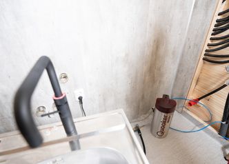 Denne krana leverer kokende vann. Foto: Eirik Helland Urke