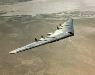 Northrop YB-49 ble aldri tatt i bruk operativt. Foto: Wikimedia commons