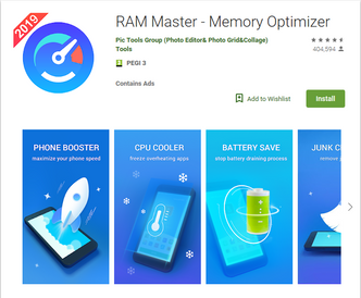 RAM Master er blant appene fra DO Global som skal ha inneholdt klikksvindel-programvaren. Foto: Checkpoint Research