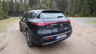 Den tyske elbilen Mercedes-Benz EQC. Foto: Marius Valle
