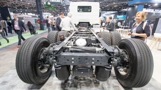 Renault D Wide Z.E er bygget på samme chassis som dieselutgaven. Foto: Marius Valle