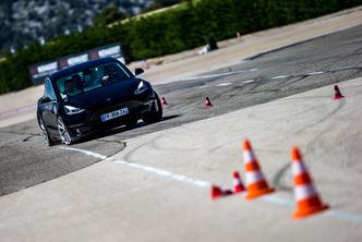 During TESLA press presentation Model 3 at Paul Ricard, from May 14 to 15, 2019 - Photo Thomas Fenetre Foto: Thomas Fenetre