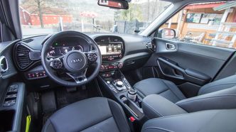 Interiøret i Kia e-Soul. Foto:  Marius Valle