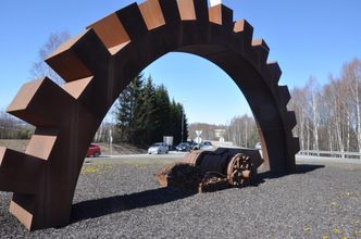 Fra avkjøring Steinberg vest mot Hokksund blir det smal firefeltsvei. Foto:  Kjell Wold, Statens vegvesen