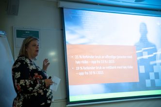 Direktør i NorSIS, Peggy Sandbekken Heie. Foto: Marius Jørgenrud
