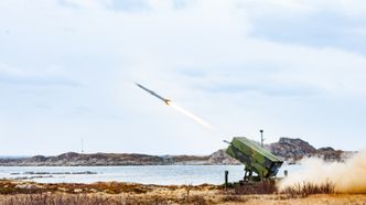 Første skarpskyting med Nasams III i mai 2019. Foto: Frederik Ringnes/Forsvaret