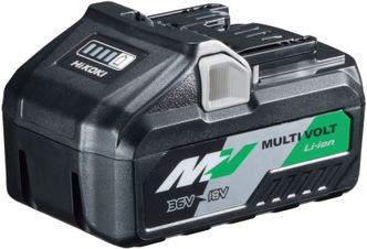 Batteriene: Bosch, Milwaukee og et par andre produsenter har valgt å holde på 18 volt-formatet for å unngå brudd i kompatibiliteten. Andre som Hikoki (tidligere Hitachi) har valg tospenningsbatterier som seriekobler alle cellene for å få 36 volt og løse effektbehovet på den måten. Ulempen er at de nye verktøyene på 36 volt da ikke kan bruke 18 volt batterier. Foto: Hikoki