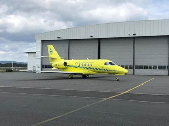Cessna Citation Latitude fra Babcock SAA som nå er operativ på Gardermoen. Foto: BSAA