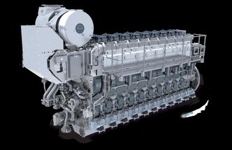 MAN 9L32/44CR. Viking Sky har to ni-sylinders rekkemotorer av denne typen og to 12V-motorer. Foto: MAN
