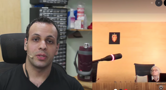 Louis Rossmann er en aktiv forkjemper for «right to repair», i juni vitnet han i Borgarting lagmannsrett . Foto: Youtube/digi.no