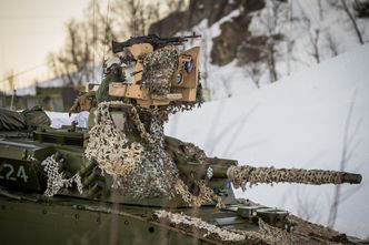FN-MAG på en Protector våpenstasjon på toppen av ei CV90-stormpanservogn fra Panserbataljonen. Foto: Ole-Sverre Haugli/Forsvaret