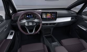 Interiøret i Seats konseptbil el-Born. Mye tyder på at ID. 3 vil ha en bortimot identisk løsning. Foto: Seat