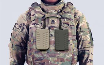 MyDefence har blant annet utviklet sensorer og jammere som kan bæres av fotsoldater, og som helt av seg selv oppdager og stanser droner som nærmer seg. Foto: MyDefence