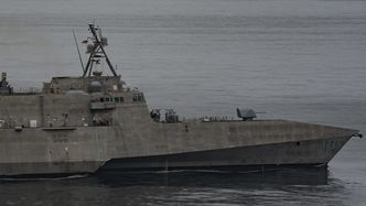 NSM har fått plass rett foran kommandoboren på USS «Gabrielle Giffords». Foto: Public Domain